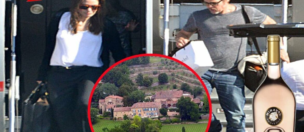 EXCLUSIVE: Angelina Jolie and Brad Pitt flew to France on the same day to SELL their winery.