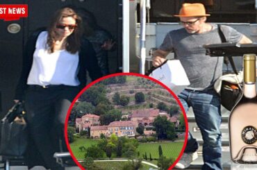 EXCLUSIVE: Angelina Jolie and Brad Pitt flew to France on the same day to SELL their winery.
