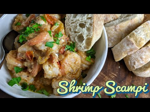 EASY SHRIMP SCAMPI with Cherry Tomatoes and Butter-Garlic White Wine Sauce| NO MUSIC| ASMR| How To EASY SHRIMP SCAMPI with Cherry Tomatoes and Butter-Garlic White Wine Sauce| NO MUSIC| ASMR| How To