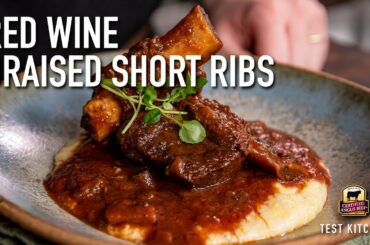 Classic Red Wine Braised Short Ribs Recipe