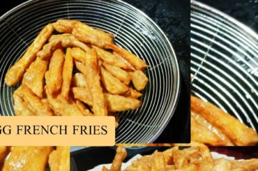 Crispy Egg French Fries Recipe | Easy Egg French Fries | Egg Snacks Recipe | Home Meal