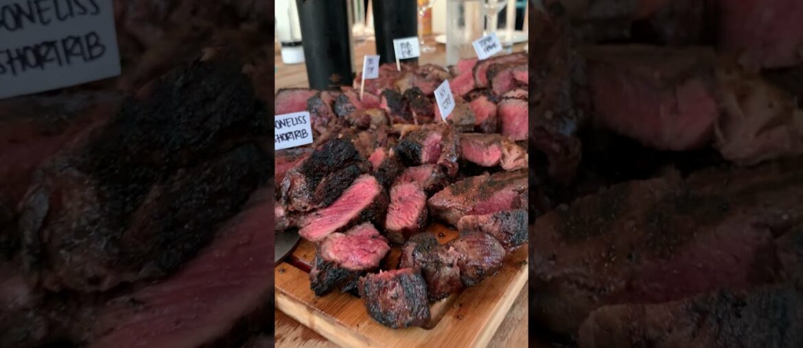 STEAK Charcuterie Board!! (5 Types Of Steak)