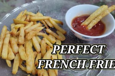 PERFECT FRENCH FRIES/RESTAURANT STYLE/Simple method/snacks recipe