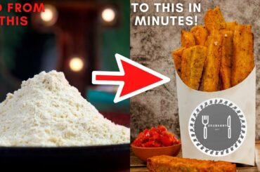 Chickpea Fries With Tomato Dipping Sauce - Alkaline Vegan Chickpea Fries