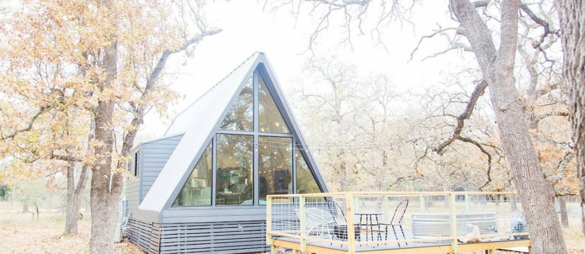 Modern A-Frame Cabin in Nature, Minutes from Main | Lovely Tiny House Modern A-Frame Cabin in Nature, Minutes from Main | Lovely Tiny House