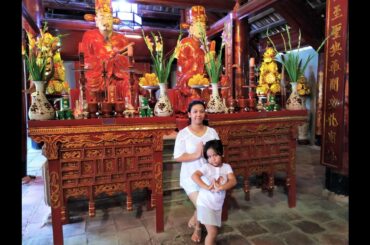 Tour to French Quarter in bikes city, Hanoi #Imperial Citadel of Thang Long #Evening Cyclo Tour