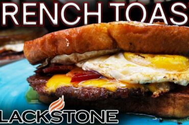 OUR BEST YET? AMAZING FRENCH TOAST BREAKFAST SANDWICH ON THE BLACKSTONE GRIDDLE! EASY RECIPE