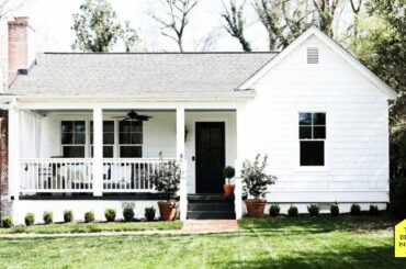 White Little Cottage - French Farmhouse - Style Cottage Home Tour