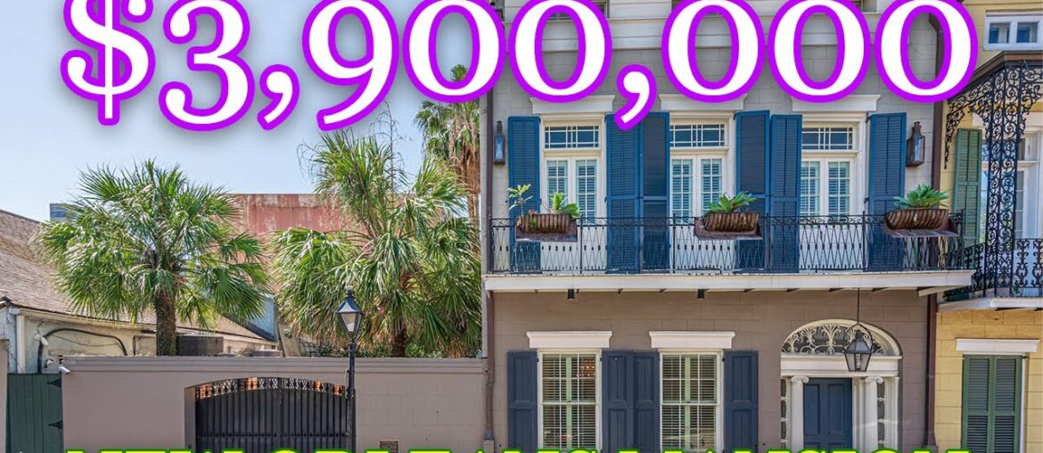 $3.9 Million Dollar New Orleans Mansion with HUGE Wine Cellar!