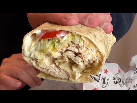 Jimmy John's Chicken Caesar Wrap vs. Wendy's 4 For $4 Meal Mukbang Jimmy John's Chicken Caesar Wrap vs. Wendy's 4 For $4 Meal Mukbang