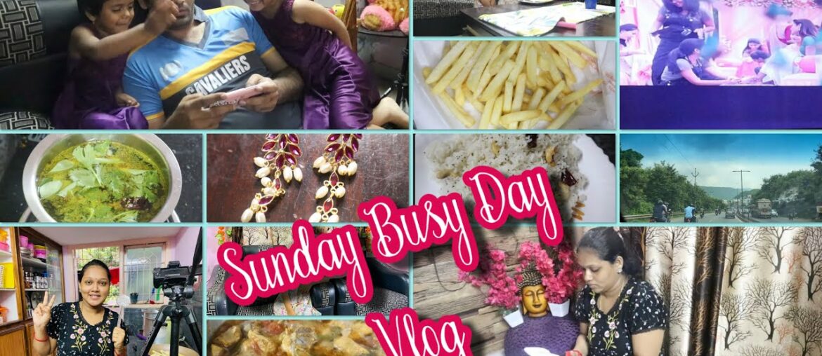 Sunday Full Busy Day Vlog|Shooting|Cooking Special Dishes|French Fries|Movie Time|Family Time|vizag|