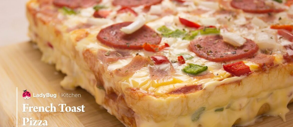 SQUARE PIZZA! Is it a French Toast? A Pizza? Or a Sandwich? Homemade Cooking Recipe- Ladybug Kitchen SQUARE PIZZA! Is it a French Toast? A Pizza? Or a Sandwich? Homemade Cooking Recipe- Ladybug Kitchen