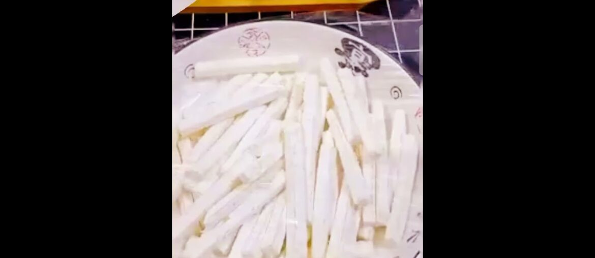 How to make crispy french fries recipe, Home made perfect, french fries recipe, only 5min, #short