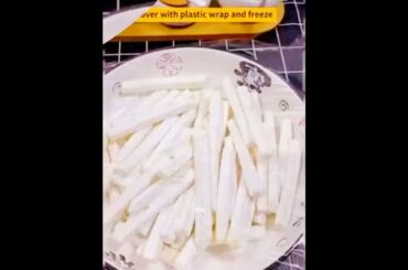 How to make crispy french fries recipe, Home made perfect, french fries recipe, only 5min, #short