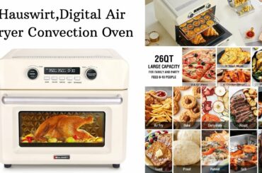 Digital Air Fryer Convection Oven,Hauswirt Dehydrator Oilless Cooker