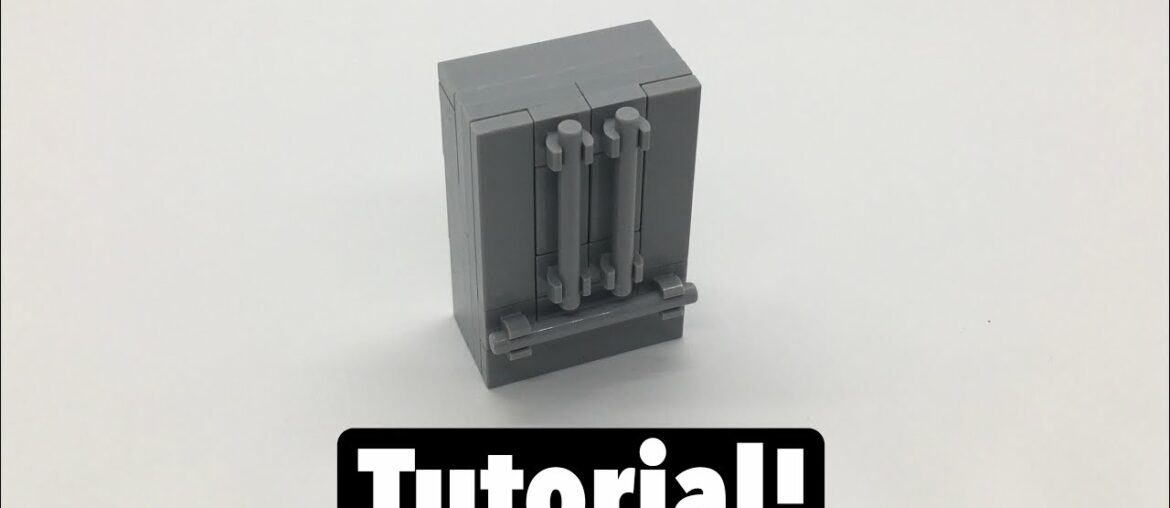 LEGO french door fridge tutorial!