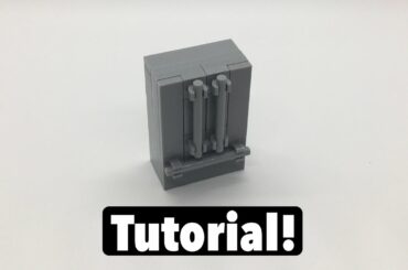LEGO french door fridge tutorial!