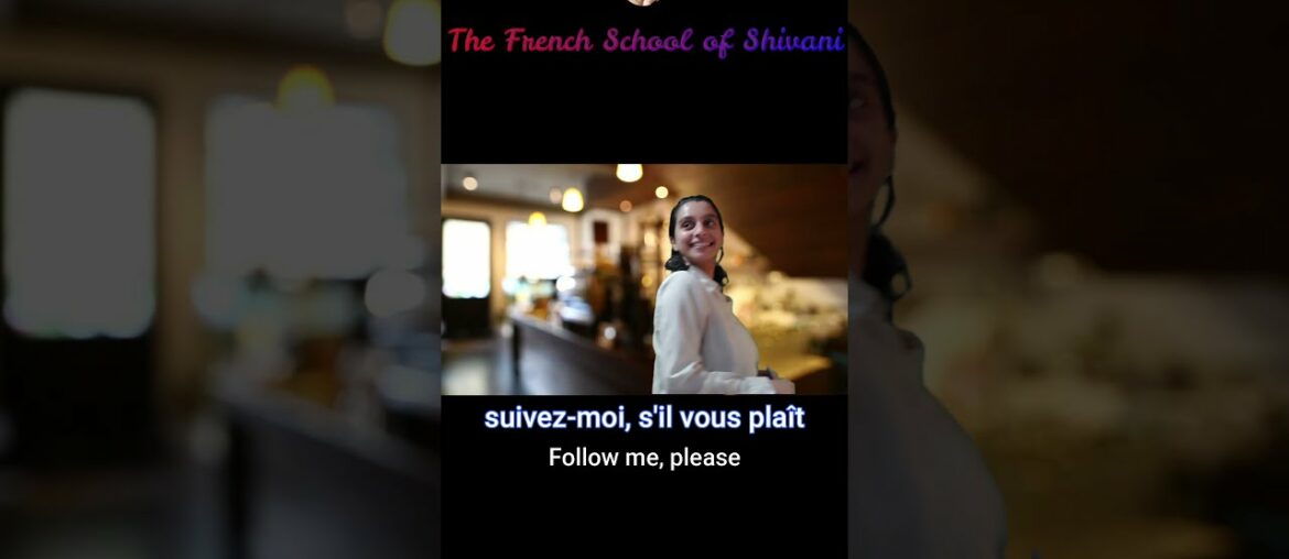 Learn French | Restaurant Situation Part#1 #Shorts