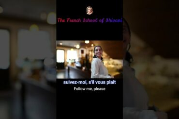Learn French | Restaurant Situation Part#1 #Shorts