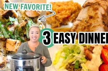 WHAT'S FOR DINNER | 3 EASY DINNER RECIPES |  EASY WEEKNIGHT MEALS | JESSICA O'DONOHUE #EASYRECIPES