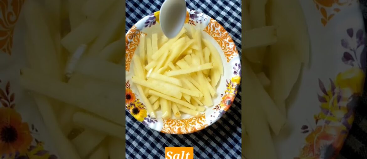 How to Make Crispy French Fries Recipe | Homemade Perfect French Fries Recipe #Shorts
