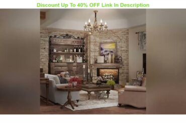 Best Deal Ganeed Rustic 6-Light Chandeliers,French Country Vintage Chandelier,Metal in Antique Bron