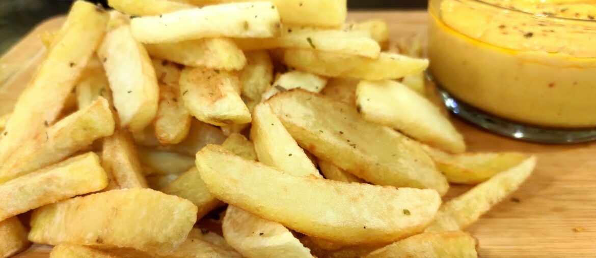 Cripsy French Fries with Secret Cheese Sauce Recipe Cripsy French Fries with Secret Cheese Sauce Recipe