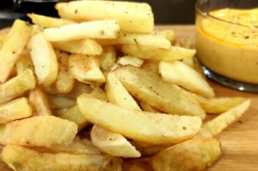 Cripsy French Fries with Secret Cheese Sauce Recipe