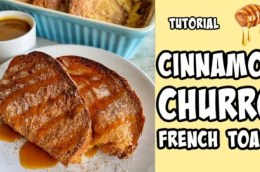Churro French Toast recipe tutorial #Shorts