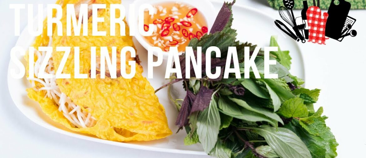 Turmeric Sizzling Pancake with Pork & Prawn | Everyday Gourmet S11 EP25