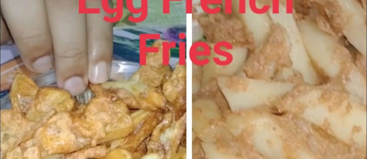 Crispy Egg French Fries Recipe | Easy Egg French Fries | Snacks Recipe