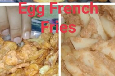 Crispy Egg French Fries Recipe | Easy Egg French Fries | Snacks Recipe