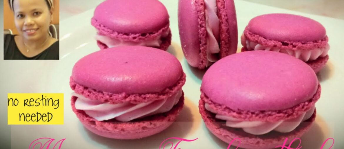 French Macarons recipe no resting needed#french#macarons