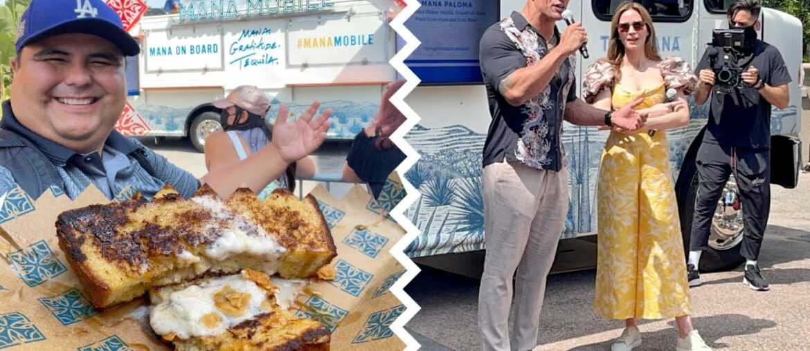 The Rock & Emily Blunt Opening Ceremony For Teremana Mana Mobile – Downtown Disney The Rock & Emily Blunt Opening Ceremony For Teremana Mana Mobile - Downtown Disney