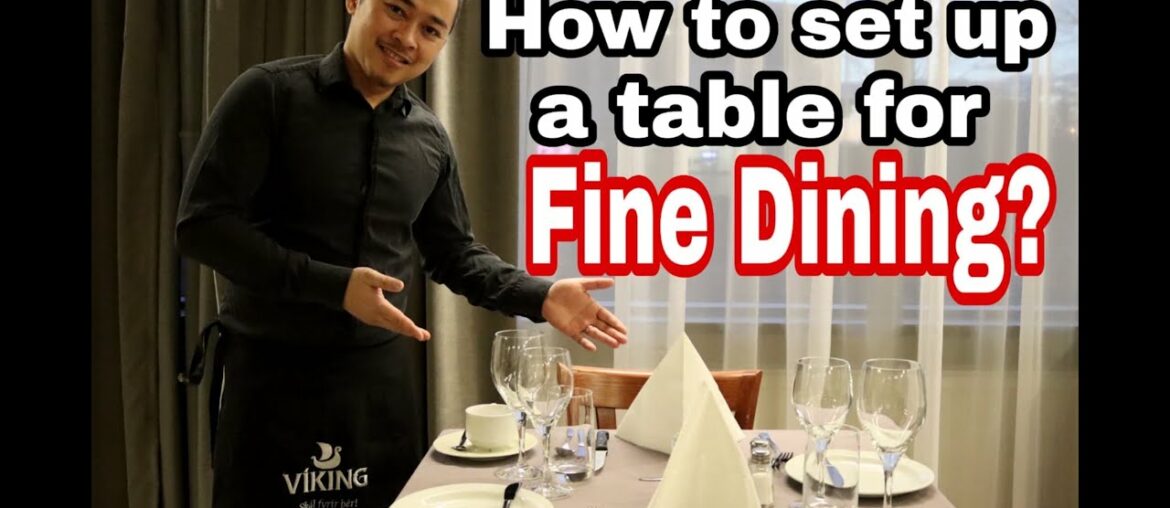 How to set a table for Fine Dining #welkieandmerry