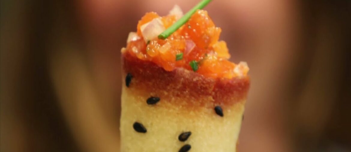 French Laundry Salmon Tartare Cornets