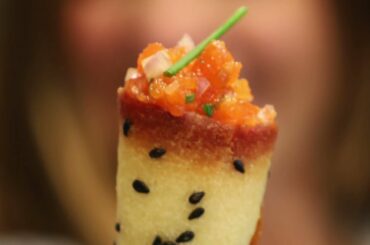 French Laundry Salmon Tartare Cornets