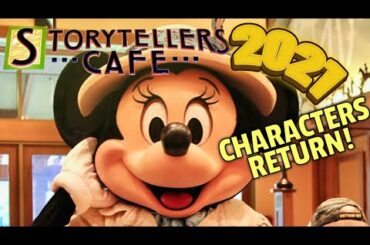 2021 CHARACTER Dining & Buffet in StoryTellers Cafe at Disneyland Resort in Grand Californian Hotel