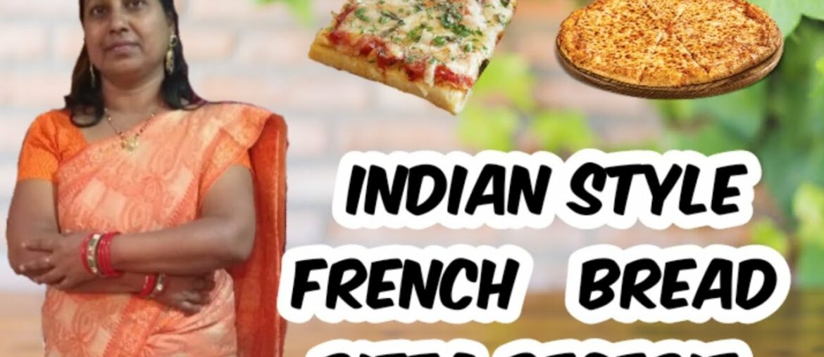 french bread pizza recipe in Indian style //pizza recipe // french recipe
