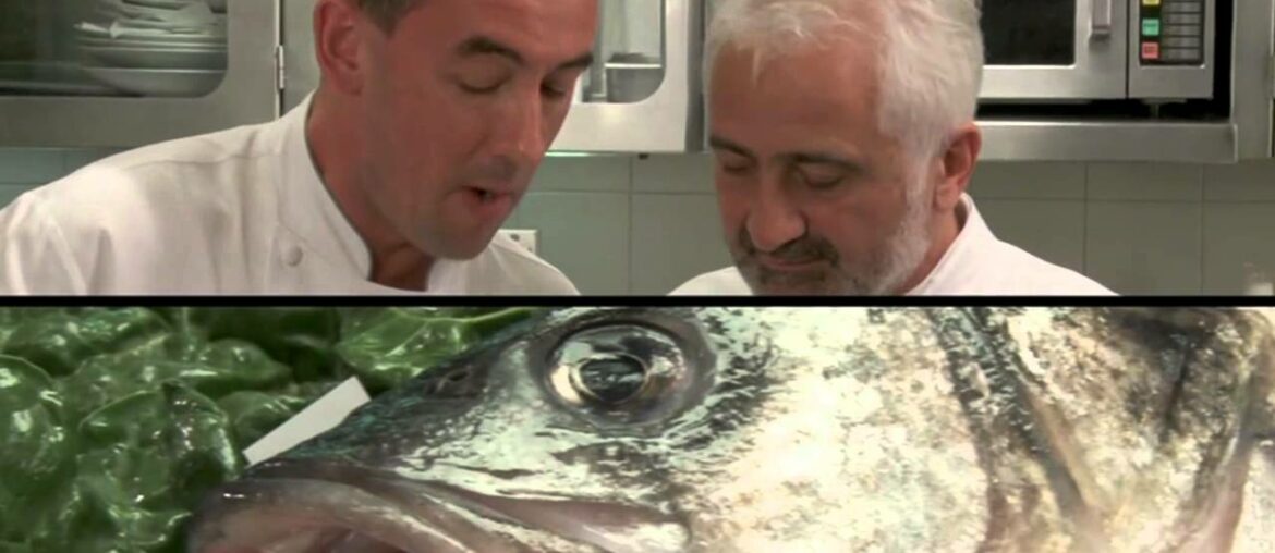 Pan-seared Seabass by 3 star Iconic Michelin chef Guy Savoy Pan-seared Seabass by 3 star Iconic Michelin chef Guy Savoy