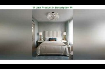 Up To 40% OFF Bestier Modern French Empire Chrome Crystal Semi Flush Mount Chandelier Lighting LED