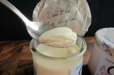 First time French recipe yogurt
