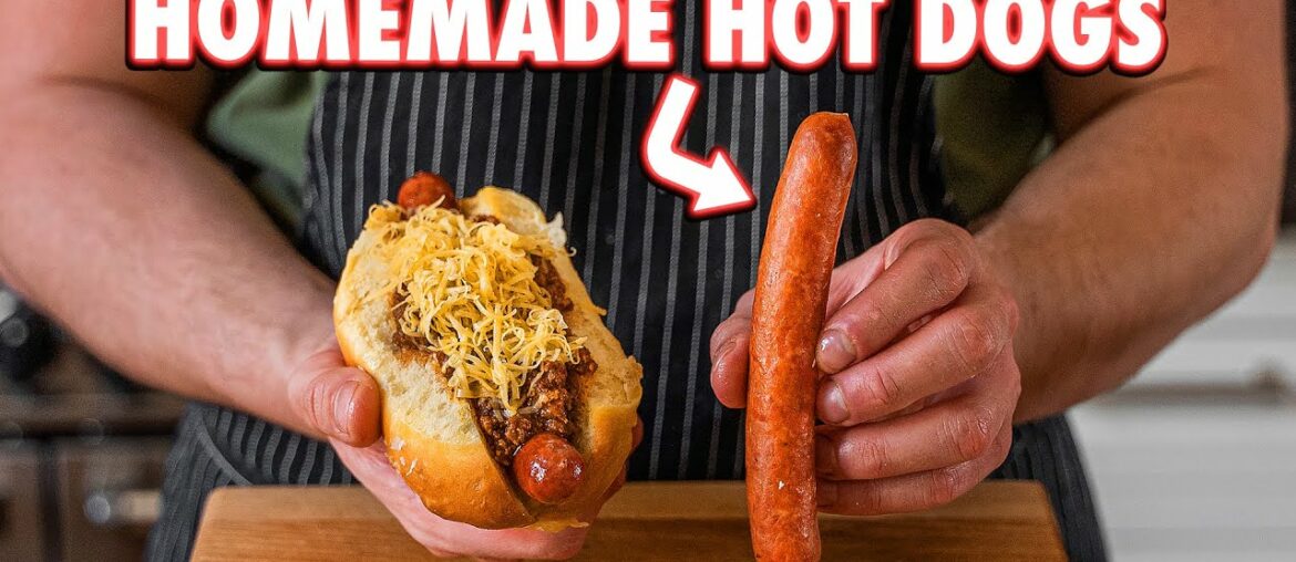 Making The Perfect Hot Dog Completely from Scratch (Chili Cheese) Making The Perfect Hot Dog Completely from Scratch (Chili Cheese)