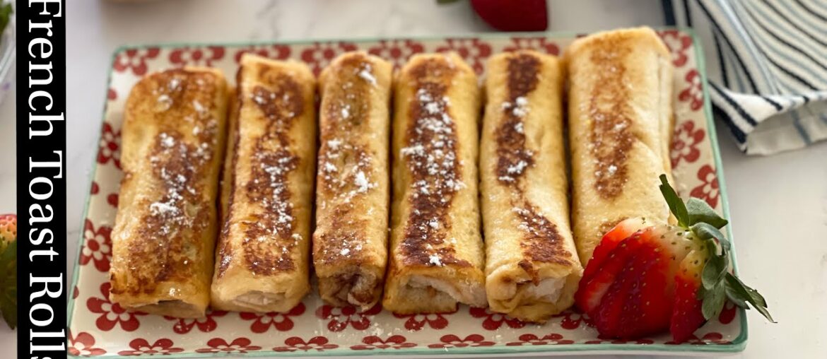 French Toast Rolls | toddlers and Kids| finger food | Kids Breakfast |  Nutella Rolls