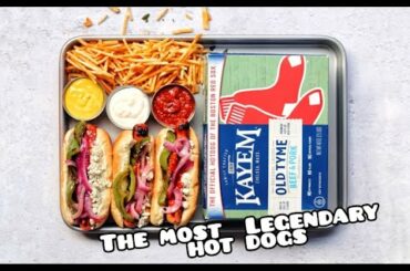 Classic American food Hot dogs and peppers | Best hot dog recipe | Hot dog with cheese and fries