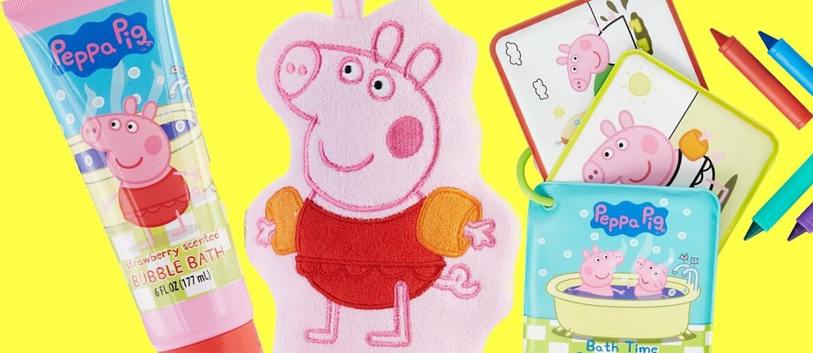 Pig Bubble Bath Soap, Mitt & Crayons Pig Bubble Bath Soap, Mitt & Crayons