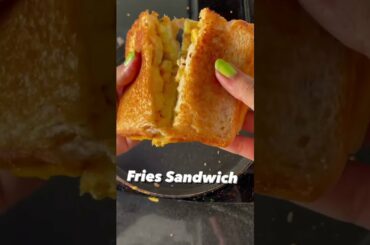 French Fries Sandwitch #Recipe #Sandwitch