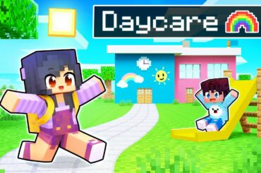 Opening Our New DAYCARE In Minecraft!