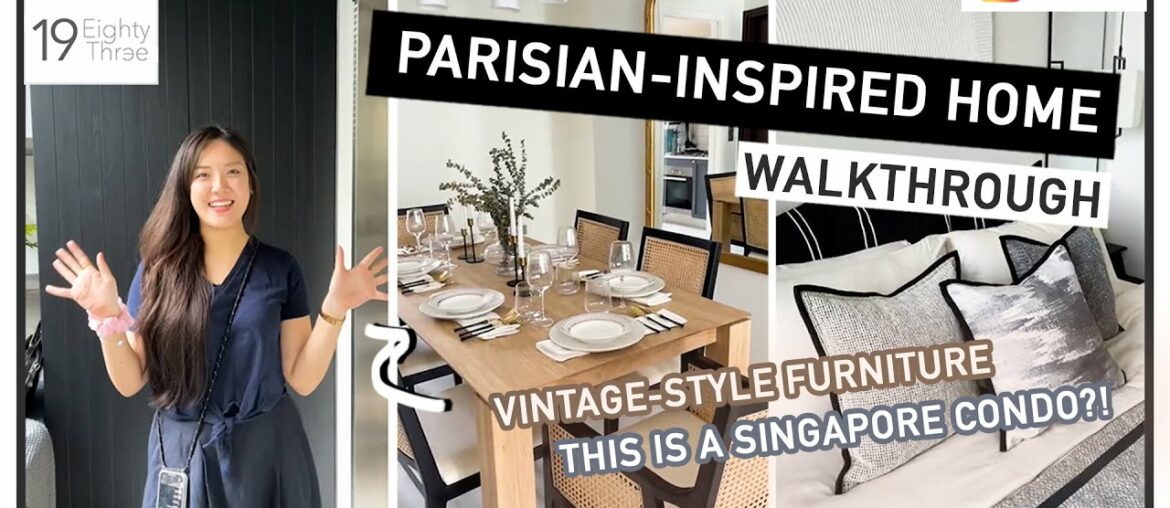 This is an SG Condo?! | Chic Parisian-Style Home Walkthrough | Full House Tour | Interior Design