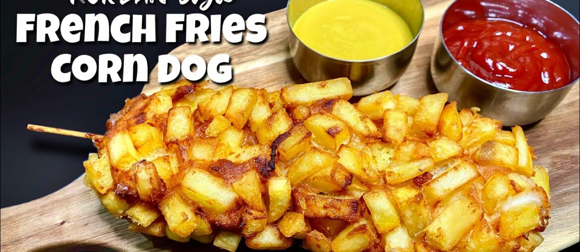KOREAN STYLE FRENCH FRIES CORN DOG RECIPE | KOREAN STREET FOOD | GIAN SP